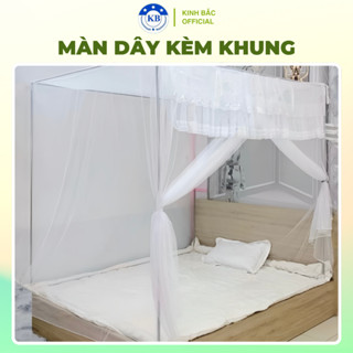  Màn Tuyn Chống Muỗi + Khung inox Kinh Bắc Cao Cấp Sang Trọng Tiện Lợi - Mùng Ngủ Chống Muỗi-MànXếp 