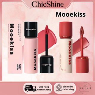 Son Kem Bùn Mooekiss Nhung Mờ Vỏ Hồng Đen Velvet Lip Mud Mịn Môi 3g