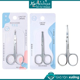 Kéo Inox LMLTop Cắt Tỉa Tóc, Lông Mũi, Lông Mi, Lông Mày An Toàn