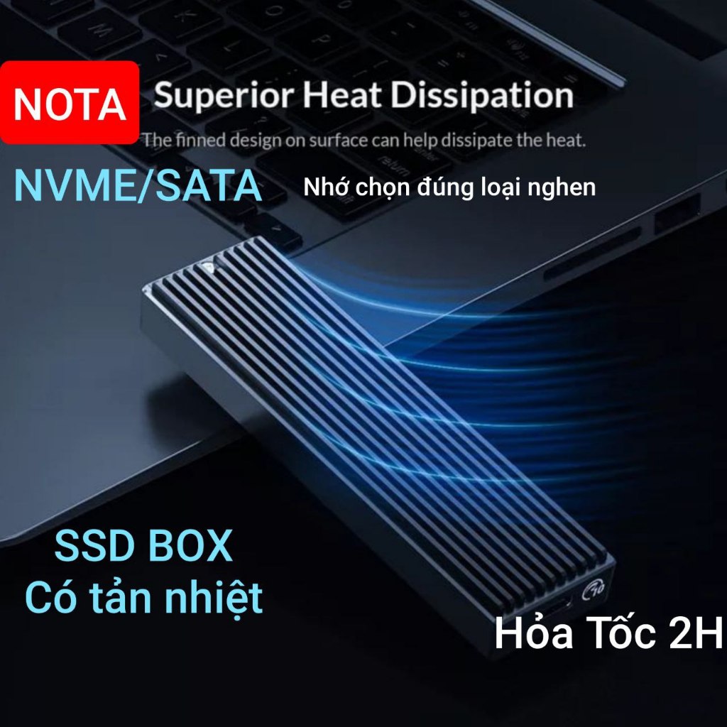 [ Orico - HỎA TỐC ] Hộp Đựng Ổ Cứng SSD Box M2PV C3 NVME 10Gbps NGFF USB C Type C