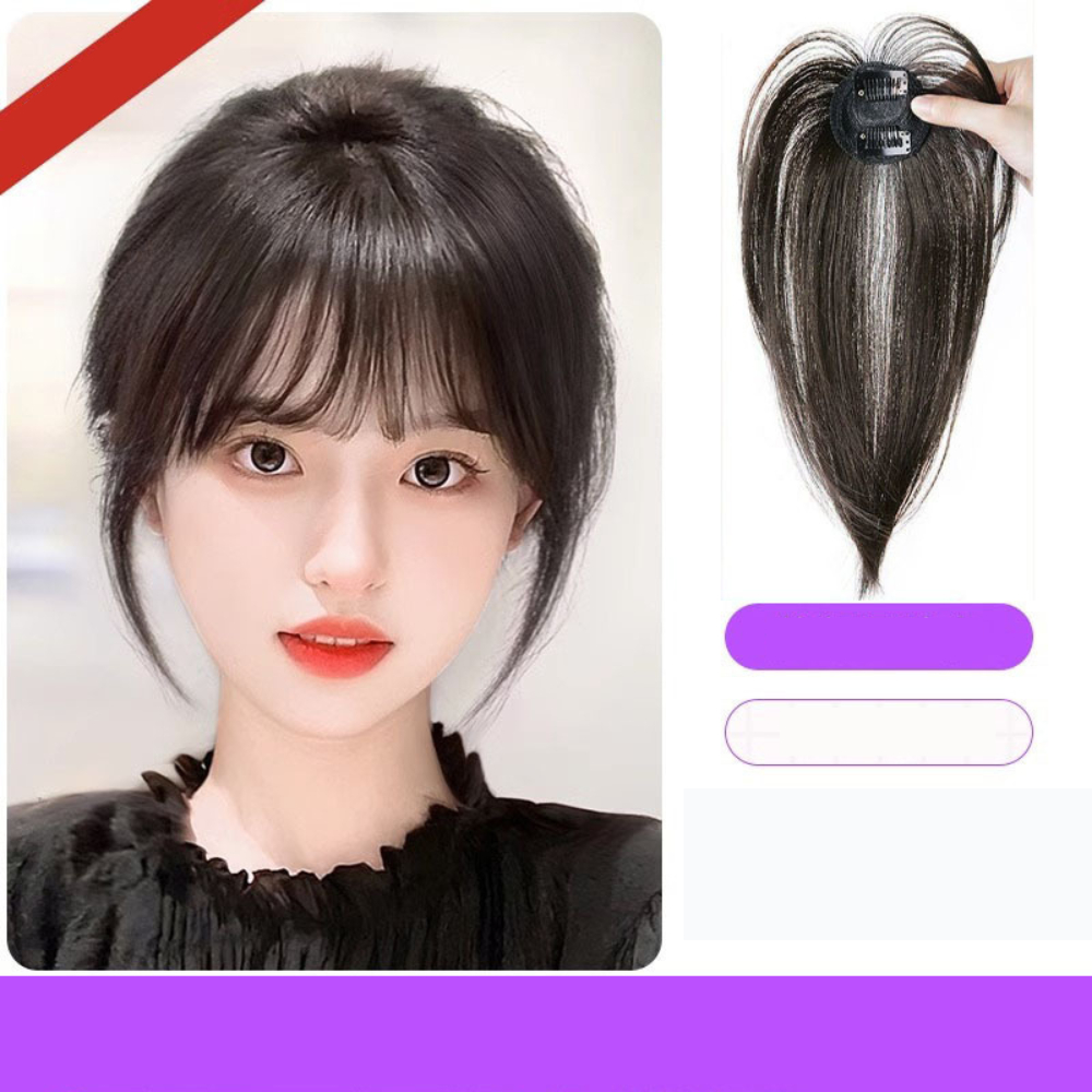 Ảnh 8 của Tóc mái giả BEABIAI cho hói tự nhiên, phong cách Pháp, Hàn Quốc cho nữ