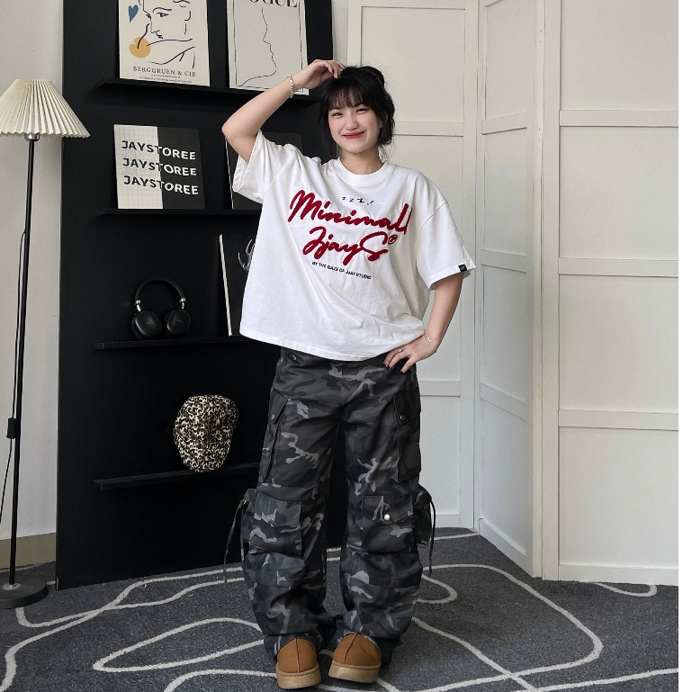 QUẦN CARGO PANTS TEN BOX CAMO - Quần Kaki HUGU 12 túi hộp màu CAMO dài suông ống rộng form nam nữ unisex Jaystoree | BigBuy360 - bigbuy360.vn