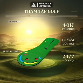 [CHẤT LƯỢNG CAO] Thảm Tập Golf PGM 3D - Thảm Hình Bàn Chân Độ Dốc Đàn Hồi Cao, Tăng Kỹ Năng Putting