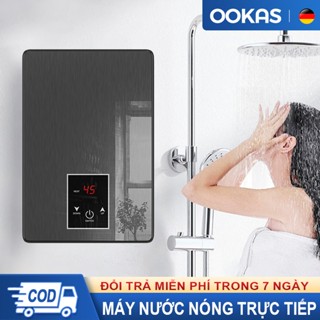 OOKAS Máy Nước Nóng Trực Tiếp điện Màn Hình Cảm Ứng LCD