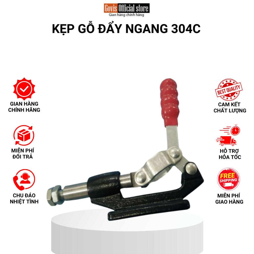 KẸP GỖ ĐẨY NGANG, Kẹp chắc chắn bền bỉ