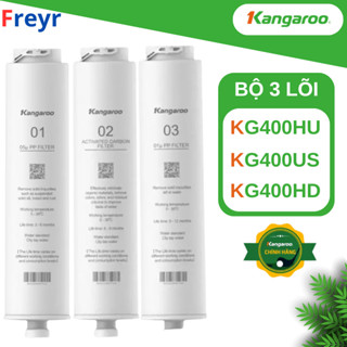 Combo 3 Lõi Lọc Thô 123 HU Kangaroo Dành Cho Model Máy KG400HU, KG400US, KG400HD