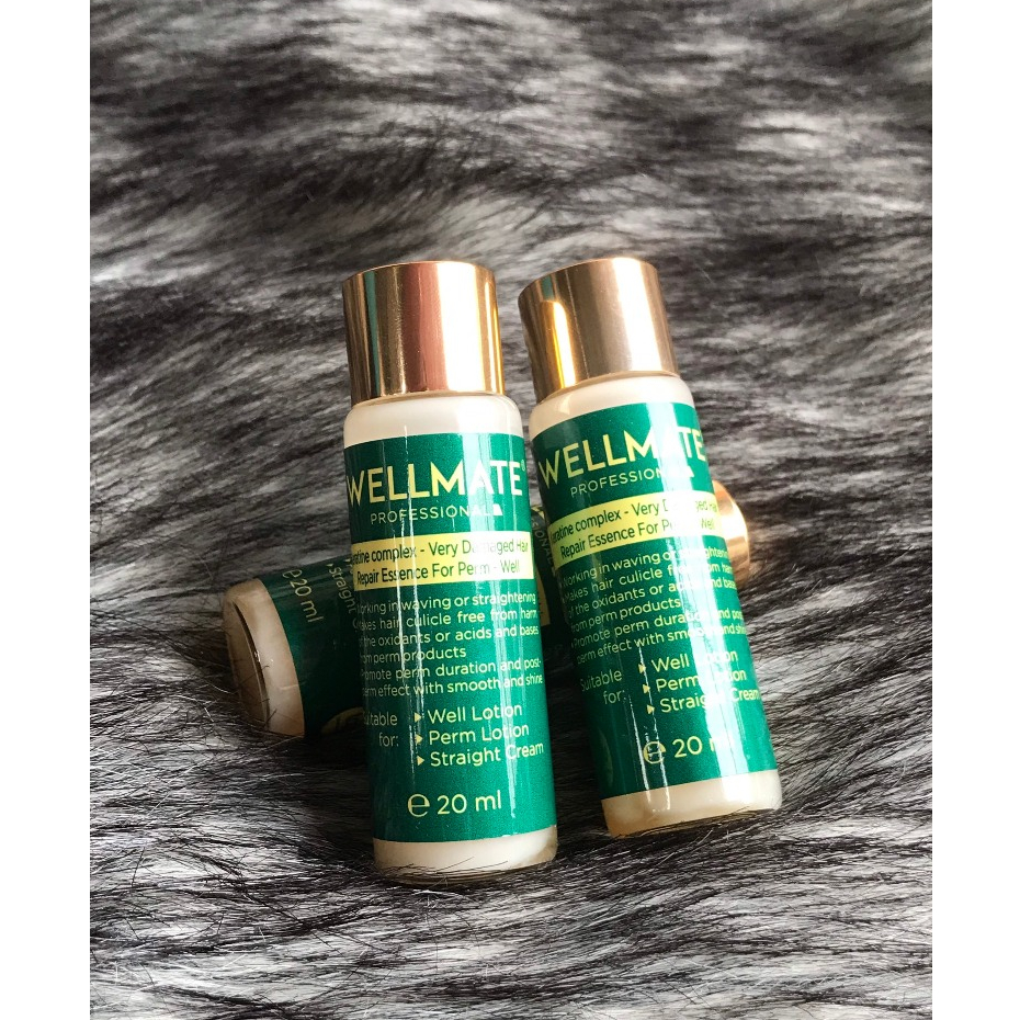[uốn, duỗi] Tinh chất sữa dưỡng tóc siêu mềm wellmate 20ml