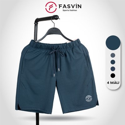 Quần Short Nam Thể Thao FASVIN HL25662.HN Vải Thun Lạnh Cao Cấp Mềm, Nhẹ, Mát, Hàng Nhà Máy