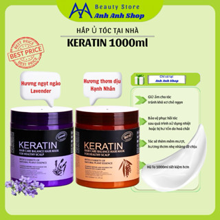 🌸KEM Ủ TÓC KERATIN COLLAGEN 1000ML 2 Loại Keratin Và Lavender Mẫu Mới 2025