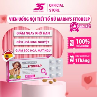 Viên Uống Nội Tiết Tố Nữ Marnys Fitohelp Chứa Mầm Đậu Nành, Tinh Dầu Hoa Anh Thảo, Bổ Sung Estrogen, Hộp 30 viên