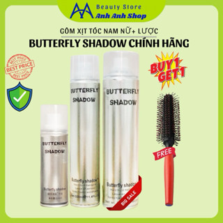 GÔM XỊT TÓC NAM BUTTERFLY SHADOW TẶNG LƯỢC