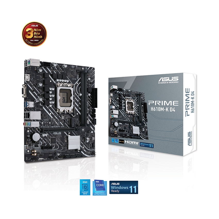 [FULL VAT] MAINBOARD ASUS PRIME H610M-K D4 [ HÀNG FULL VAT ]