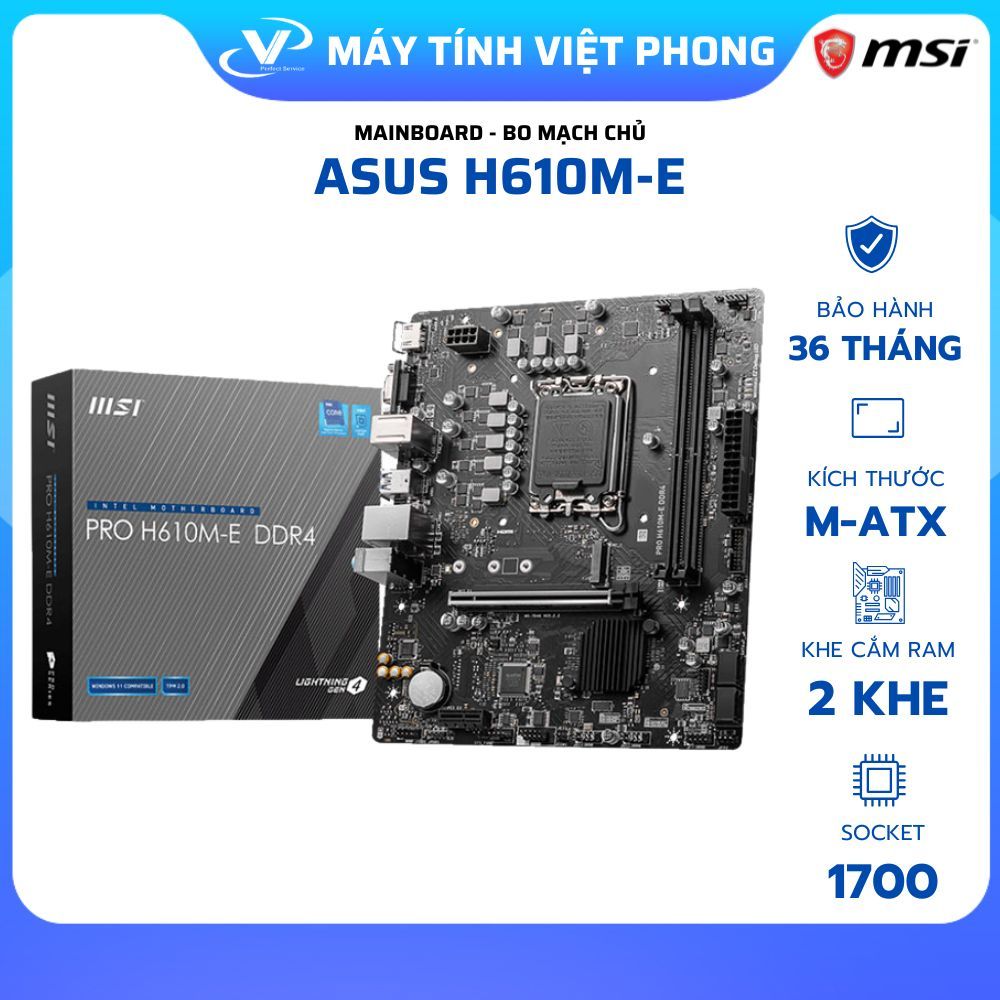 [FULL VAT] MAINBOARD MSI PRO H610M-E DDR4