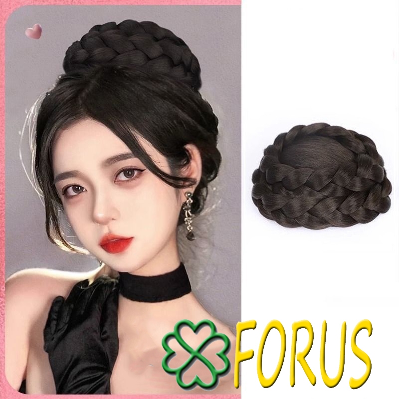 Tóc búi cô dâu B10 💖FREESHIP💖 búi tóc giả, tóc búi giả, tóc giả nữ búi, tóc giả nữ Sỉ 45k