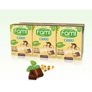  Combo 30 HỘP SỮA ĐẬU NÀNH FAMI VỊ SOCOLA 200ml 