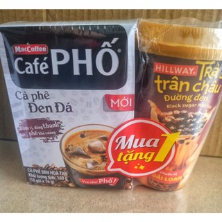 Cà Phê Phố Đen Đá ( Hộp 10 gói x 16g)