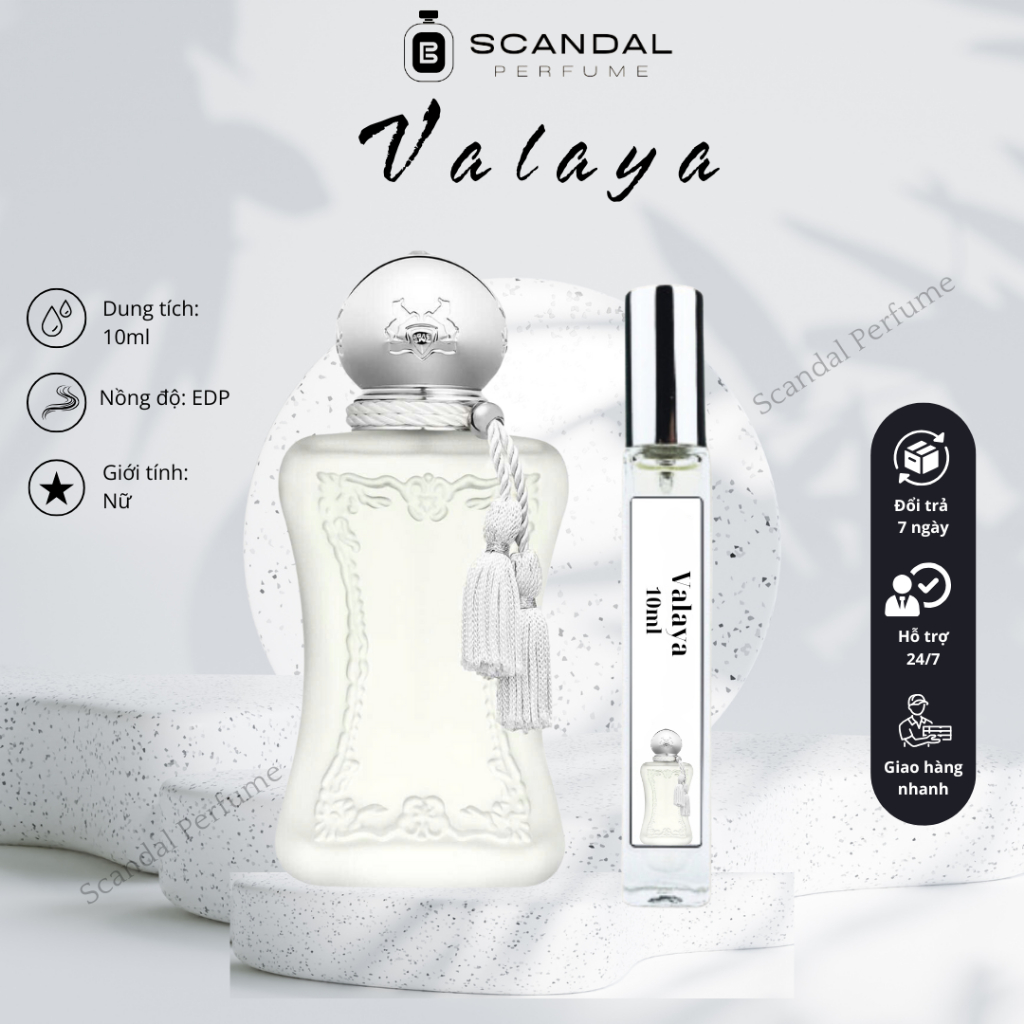 10ml Nước hoa nữ, nước hoa Valaya ESTARA thơm lâu, cuốn hút, giản dị, nữ tính