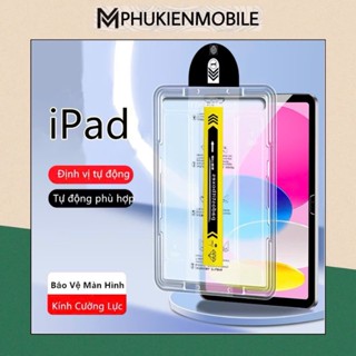 Kính Cường Lực Tự Dán, Tự Lấy Bụi iPad Gen 9 8 7 10.2 Air 6 11 13 M2 2024 Pro M4 13 11 Mini 7 Air4 5 10.9 5th 6th 9.7