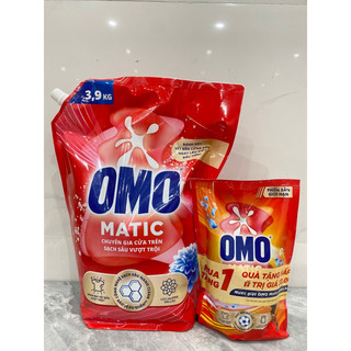  Nước giặt Omo Matic cửa trên sạch sâu vuợt trội túi 3,7kg và 3,9kg 