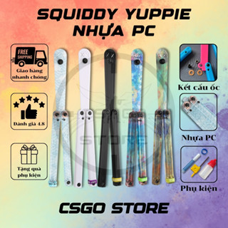 Đồ chơi Squiddy Nhựa cao cấp Tặng phụ kiện bảo dưỡng balisong