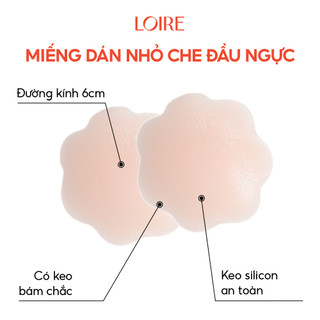 Miếng Dán Ngực Tiết Diện Nhỏ Che Đầu Ngực Loirechic MD05