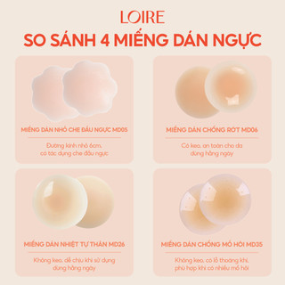 Miếng Dán Ngực Tiết Diện Nhỏ Che Đầu Ngực Loirechic MD05