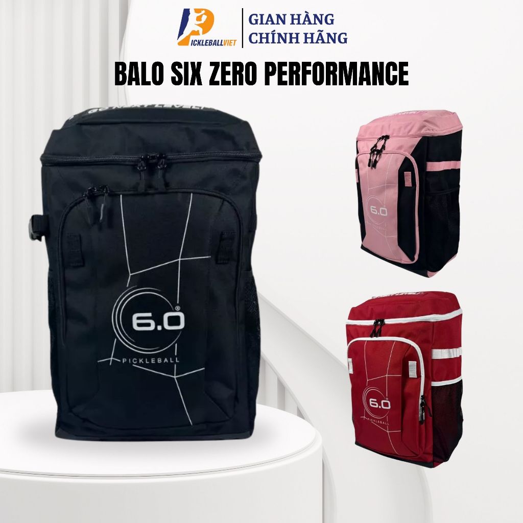 ✅ Balo Six Zero Performance - Túi Đựng Vợt Và Phụ Kiện Six Zero