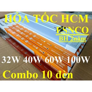   Hỏa Tốc 5 - 10 đèn led bán nguyệt 0,6m 1m2 loại 32W 40W 60W 100W ESNCO chính hãng ánh sáng trắng 7000K 
