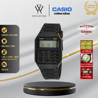 Đồng Hồ Điện Tử Unisex Casio CA-53W-1ZDR Màu Đen Kính Nhựa 34.4mm Chống Nước Dây Nhựa Chính Hãng - WATCHSTORE