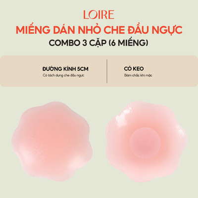 Combo 3 Miếng Dán Nhiệt Có Keo, Không Keo, Miếng Dán Nhiệt Tự Thân, Miếng Dán Chống Mồ Hôi Loirechic MD