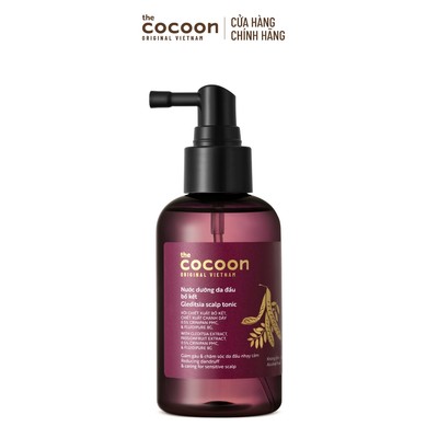 Nước dưỡng da đầu bồ kết Cocoon giảm gàu và chăm sóc da đầu nhạy cảm 140ml