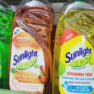 Nước rửa bát chén Sunlight chai  750g