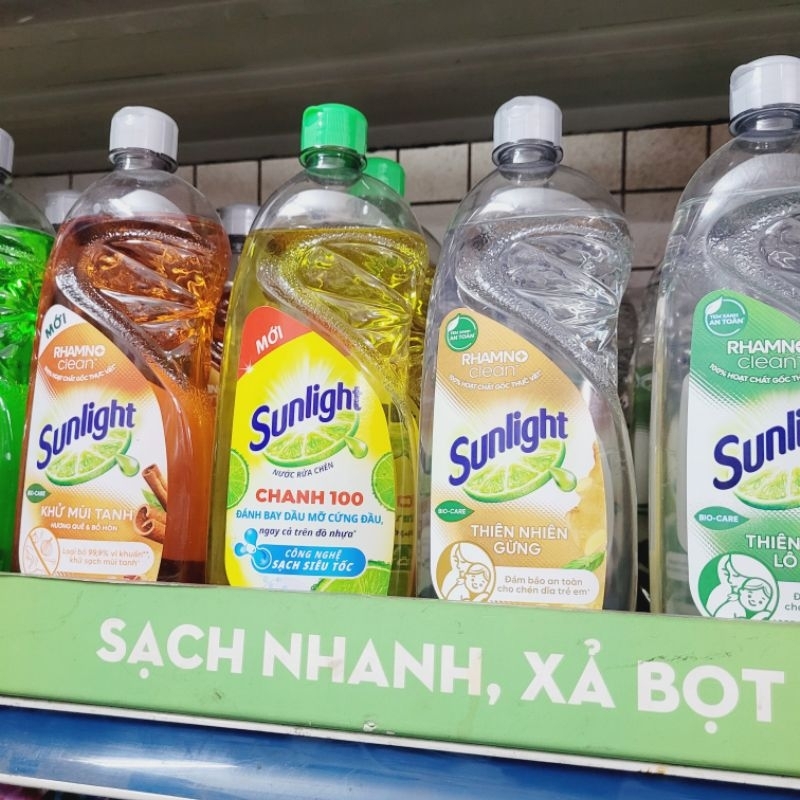 Nước rửa bát chén Sunlight chai  750g