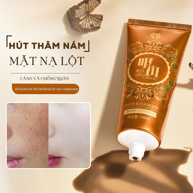 Mặt nạ sáng da mờ nhăn AIGEYOUPING - Mặt nạ lột AIGEYOUPING hỗ trợ mờ nám, cấp ẩm, làm sáng và giảm nếp nhăn hiệu quả