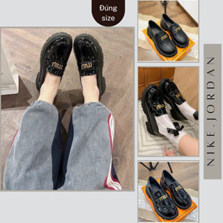 Giày Oxford Nữ, Giày Đốc Miu Miu Da Bóng Da Mềm Hàng Cao Cấp (CÓ HỖ TRỢ ĐỔI SIZE) Mã N05