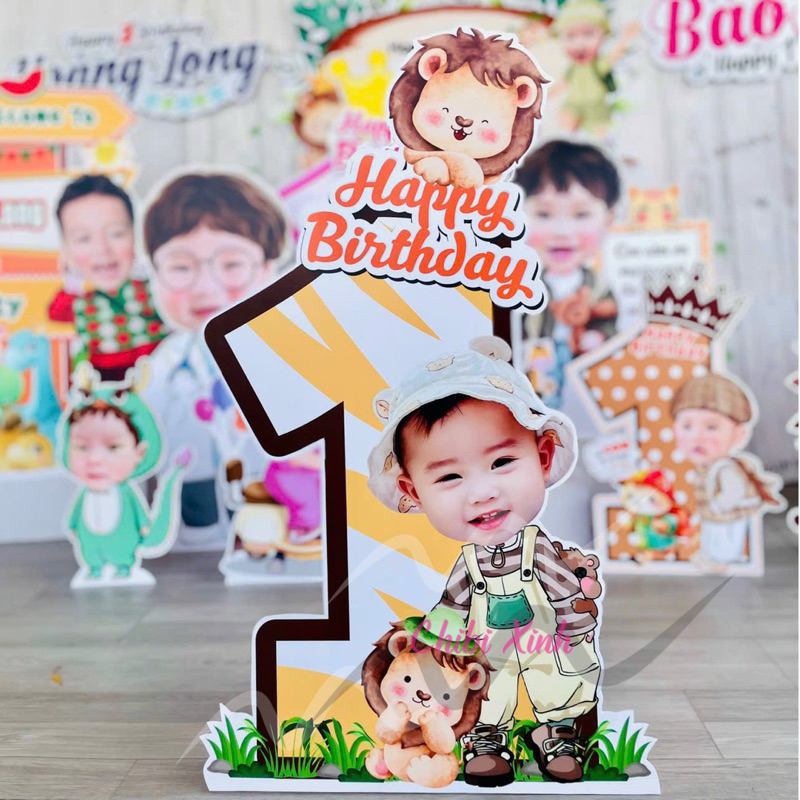 chibi tuổi sinh Nhật cho bé trai