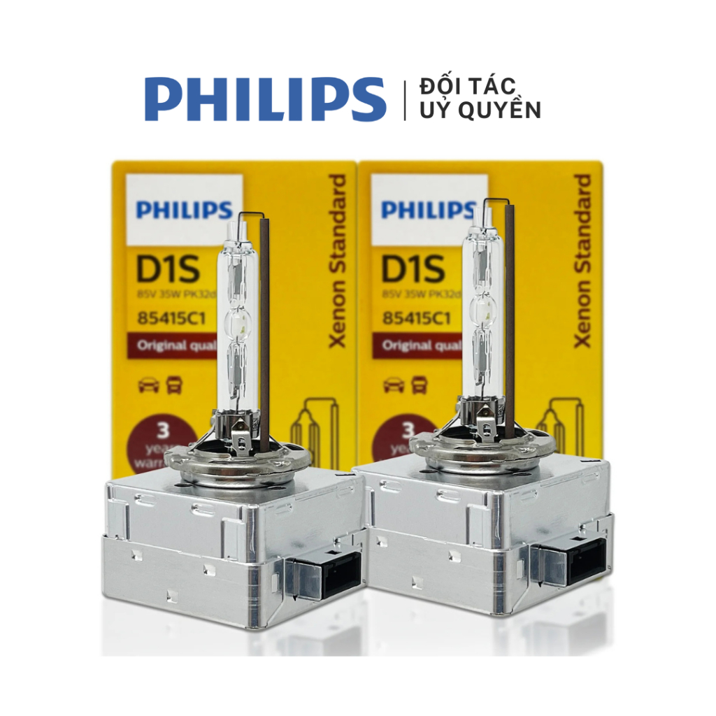 Bóng đèn ô tô/ xe hơi Philips D1S Xenon Standard mã 85415C1 – Sản Xuất tại Đức
