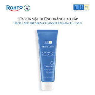 Sữa rửa mặt dưỡng trắng cao cấp Hada Labo Premium Cleanser Radiance 100g