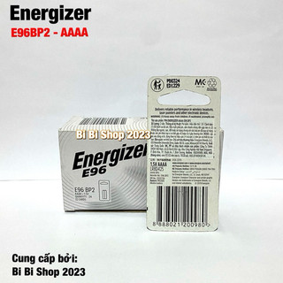 Pin AAAA E96 ENERGIZER 1.5V Alkaline Hàng Chính Hãng Vỉ 2 viên