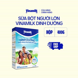 Sữa bột nguyên kem có đường Vinamilk - Hộp giấy 400g