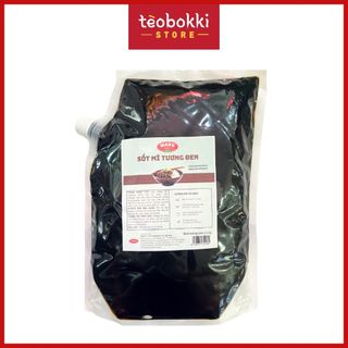 Sốt mì tương đen nêm sẵn ăn liền Maru chai lớn 2.2kg tiết kiệm dành cho nhà hàng
