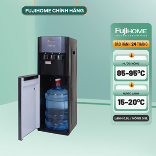 Cây nước nóng lạnh bình âm nhập khẩu FUJIHOME WD211UE làm lạnh điện tử, 3 vòi riêng biệt pha mì cafe