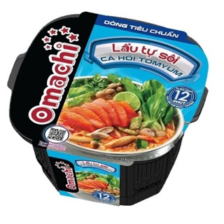 Lẩu Tự Sôi Omachi Bắp Bò Riêu Cua/ Xốt Bò Hầm/ cá hồi tomyum hot cắm trại - mì ăn liền khoai tây sợi dai ngon hỏa tốc