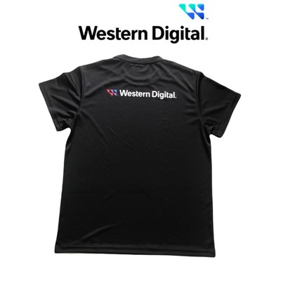 [Hàng tặng kèm] Áo thun thể thao nam năng động co dãn thoáng khí Promax màu đen logo Western Digital