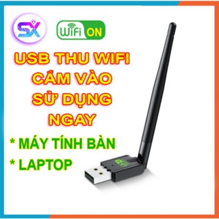  usb wifi cục bắt thu sóng kết nối wifi cho pc máy tính bàn laptop bảo hành 1 năm 