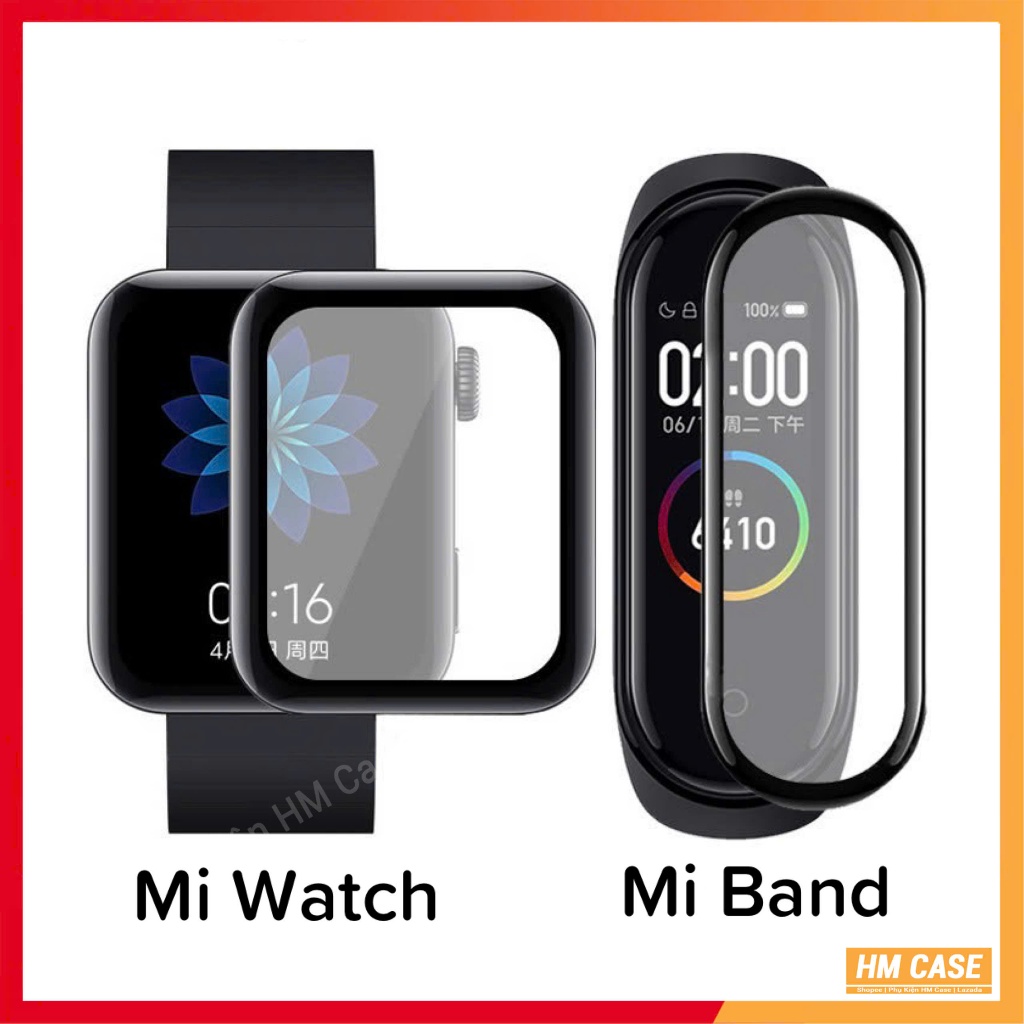 Mi Watch - Miếng Dán 3D Full Màn Mi Band Watch 5 / Watch 5 Lite / Watch 5 Acetive