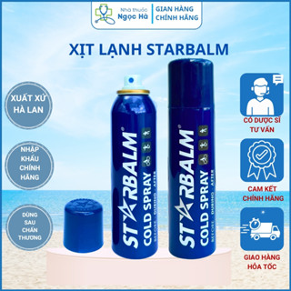 Chai xịt lạnh STARBALM 150m - Xịt giảm đau nhanh các chấn thương trong thể thao
