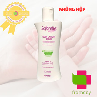 Dung dịch vệ sinh Saforelle Soin Lavant Doux, Pháp (250ml) cho phụ nữ từ 18 tuổi trở lên (Không hộp)