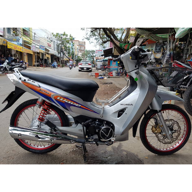 Tem Wave 125s nguyên con Xanh GP hàng zin chính hãng thailand.