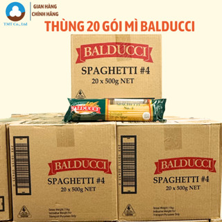 Thùng 20 gói Mì ý Spaghetti No.4 Balducci 500g